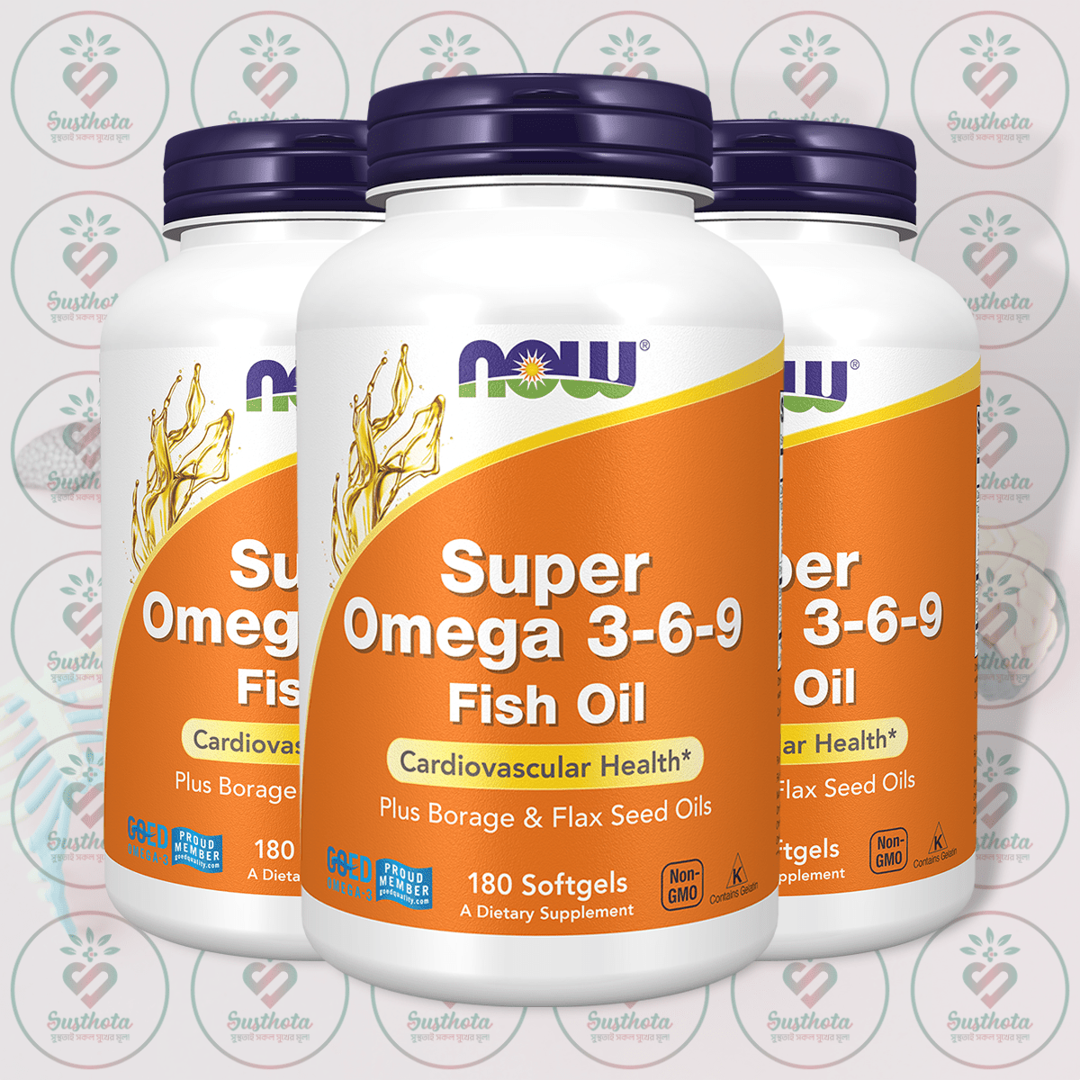 Now Super Omega 3-6-9 – 1200 Mg – 180 Softgels In Bangladesh Image 02 Now Super Omega 3-6-9 – 1200 Mg – 180 Softgels In Bangladesh Image 02
