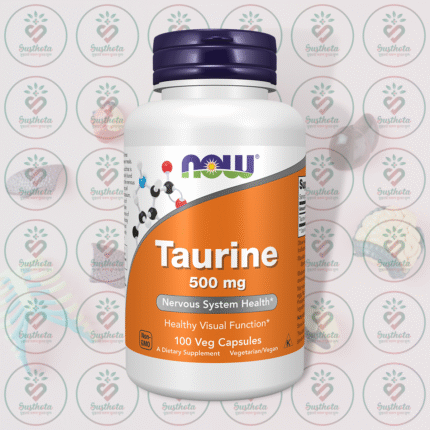 NOW Taurine – 500 mg – 100 Veg Capsules in Bangladesh Image 01