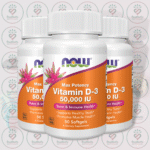 NOW Vitamin D-3 - 50,000 IU - 50 Softgels in Bangladesh Image 02