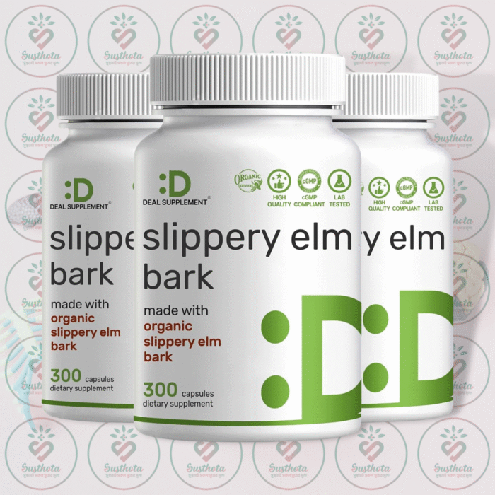 Deal Supplement Slippery Elm Bark – 400 Mg – 300 Capsules In Bangladesh Image 02