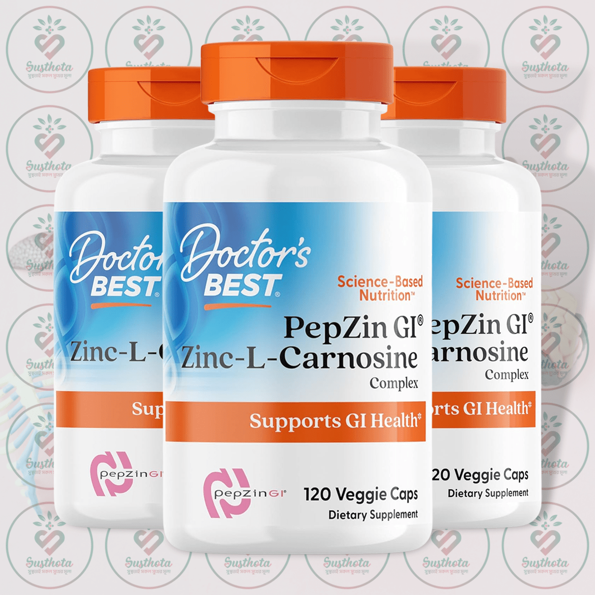 Doctor's Best Pepzin Gi - Zinc-L-Carnosine Complex - 120 Veggie Caps In Bangladesh Image 02 Doctor's Best Pepzin Gi - Zinc-L-Carnosine Complex - 120 Veggie Caps In Bangladesh Image 02