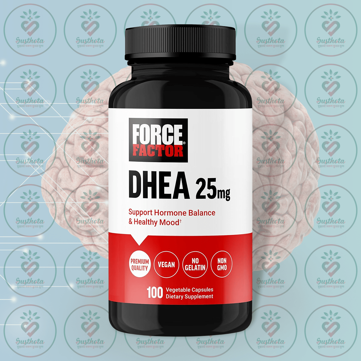 Force Factor Dhea – 25 Mg – 100 Vegetable Capsules In Bangladesh Image 01 Force Factor Dhea – 25 Mg – 100 Vegetable Capsules In Bangladesh Image 01