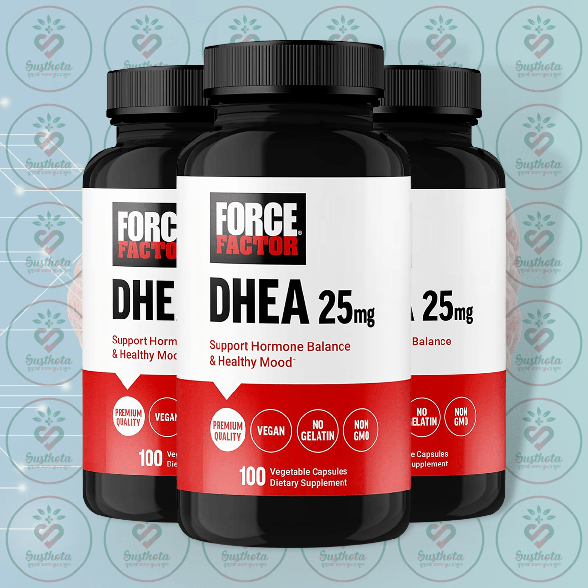 Force Factor Dhea – 25 Mg – 100 Vegetable Capsules In Bangladesh Image 02 Force Factor Dhea – 25 Mg – 100 Vegetable Capsules In Bangladesh Image 02