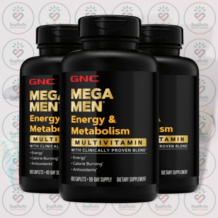 GNC Mega Men Energy & Metabolism Multivitamin - 180 Caplets in Bangladesh Image 02