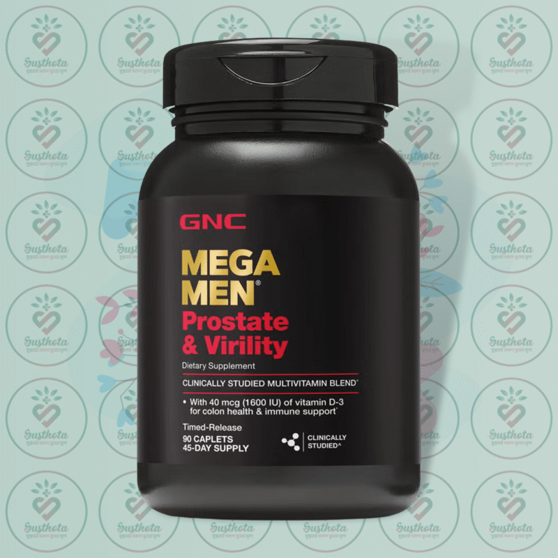 Gnc Mega Men Prostate &Amp; Virility - 90 Caplets In Bangladesh Image 01