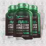 HerbTonics RAW Apple Cider Vinegar with the Mother - 1500mg - 120 Vegetarian Capsules in Bangladesh Image 02