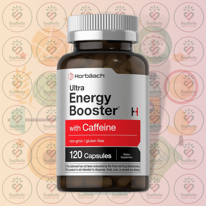 Horbäach Ultra Energy Booster With Caffeine - 100 Mg - 120 Capsules In Bangladesh Image 01
