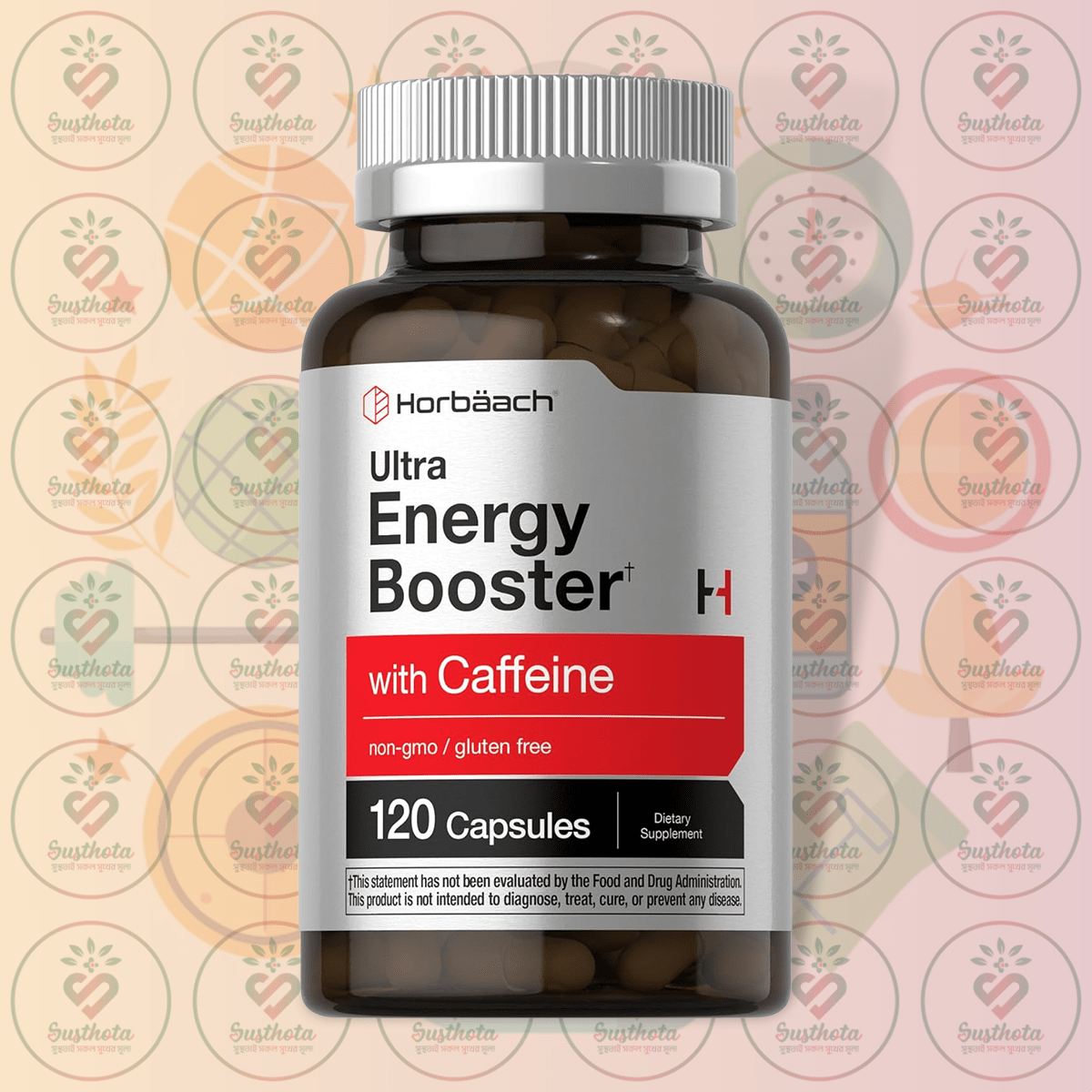 Horbäach Ultra Energy Booster With Caffeine - 100 Mg - 120 Capsules In Bangladesh Image 01 Horbäach Ultra Energy Booster With Caffeine - 100 Mg - 120 Capsules In Bangladesh Image 01