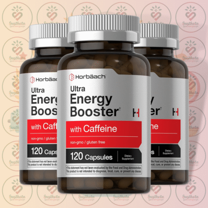 Horbäach Ultra Energy Booster with Caffeine - 100 mg - 120 Capsules in Bangladesh Image 02