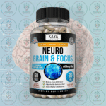 KAYA Neuro Brain & Focus – 600mg Plus – 60 Vegetable Capsules in Bangladesh Image 01