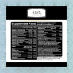 KAYA Neuro Brain & Focus – 600mg Plus – 60 Vegetable Capsules in Bangladesh Supplement Facts