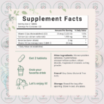 Micro Ingredients Calcium – 1200 mg – 300 Tablets in Bangladesh Supplement Facts