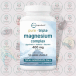 Micro Ingredients Triple Magnesium Complex – 400 mg – 300 Capsules in Bangladesh Image 01