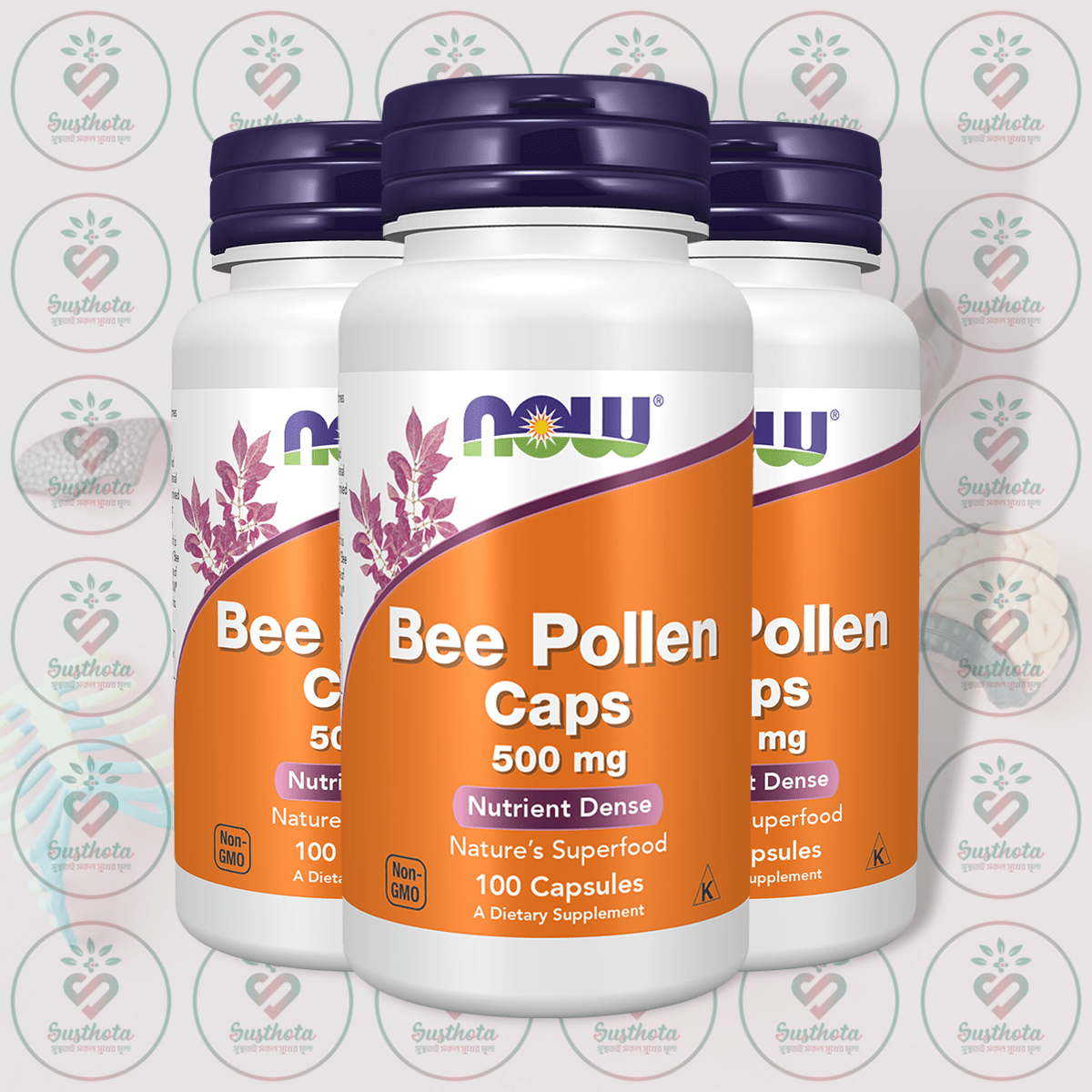 Now Bee Pollen Caps – 500 Mg – 100 Capsules In Bangladesh Image 02 Now Bee Pollen Caps – 500 Mg – 100 Capsules In Bangladesh Image 02