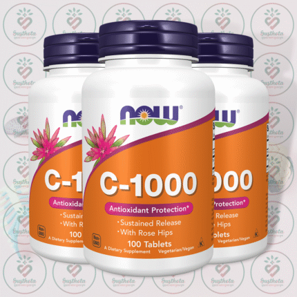 NOW C-1000 Sustained Release with Rose Hips - 1000 mg - 100 Tablets in Bangladesh Image 02