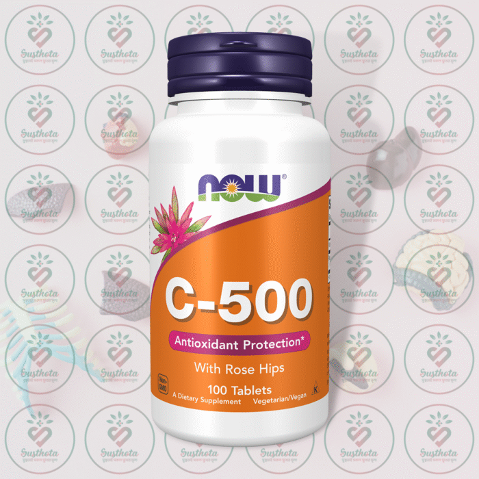 Now C-500 With Rose Hips – 500 Mg – 100 Tablets In Bangladesh Image 01