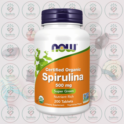 NOW Certified Organic Spirulina – 500 mg – 200 Tablets in Bangladesh Image 01