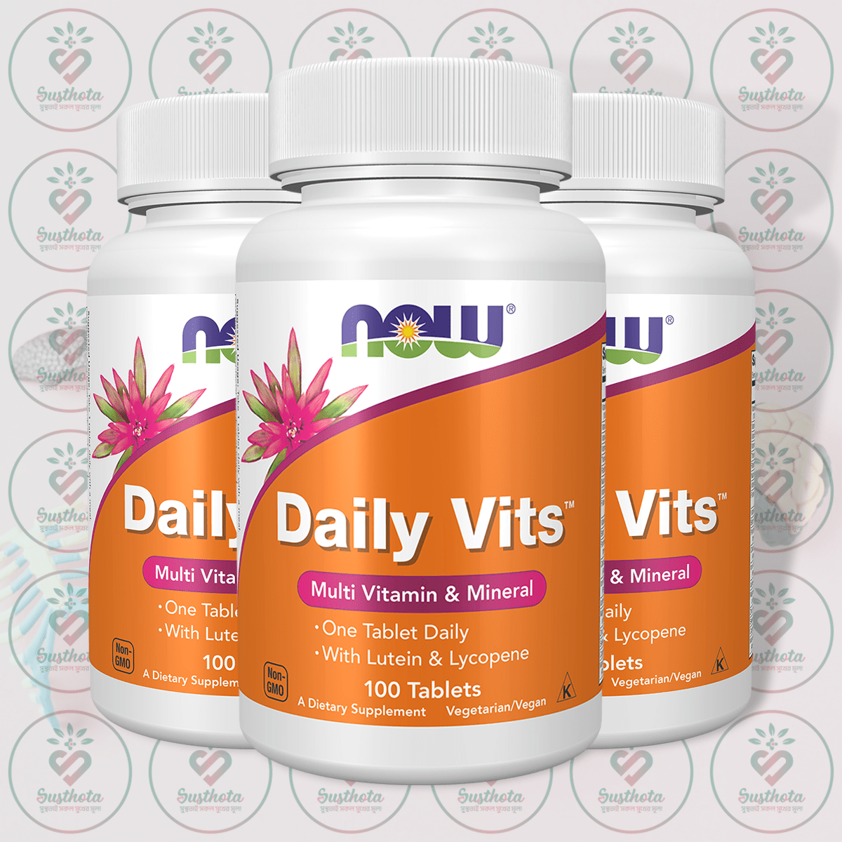 Now Daily Vits Multi Vitamin &Amp; Mineral - 100 Tablets In Bangladesh Image 02 Now Daily Vits Multi Vitamin &Amp; Mineral - 100 Tablets In Bangladesh Image 02
