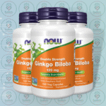 NOW Double Strength Ginkgo Biloba – 120 mg – 100 Veg Capsules in Bangladesh Image 02