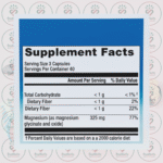 Natural Vitality CALM Magnesium Glycinate - 325 mg - 120 Capsules in Bangladesh Supplement Facts