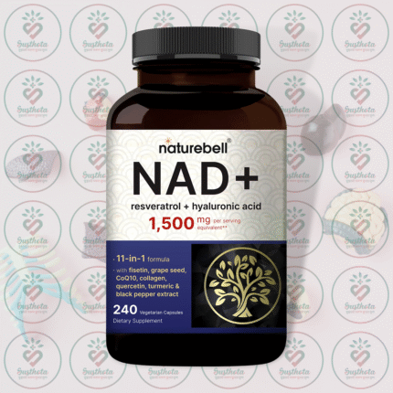 NatureBell NAD+ Resveratrol + Hyaluronic Acid - 1500 mg - 240 Vegetarian Capsules in Bangladesh Image 01