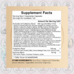 NatureBell Probiotics+ Pre+Postbiotics+Enzymes - 200 Billion CFU - 240 Vegetarian Capsules in Bangladesh Supplement Facts