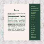 Nature's Bounty Iron - 65 mg - 100 Tablets in Bangladesh Supplement Facts