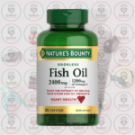 Nature's Bounty Odorless Fish Oil - 2400mg - 90 Coated Softgels in Bangladesh Image 01