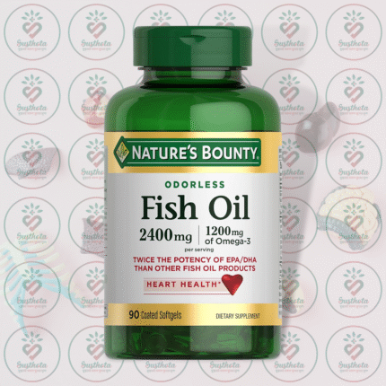 Nature's Bounty Odorless Fish Oil - 2400mg - 90 Coated Softgels in Bangladesh Image 01