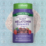 Nature's Truth Maximum Strength Sleep Melatonin Gummies - 12 mg - 60 Gummies in Bangladesh Image 01