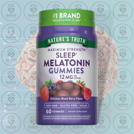 Nature's Truth Maximum Strength Sleep Melatonin Gummies - 12 mg - 60 Gummies in Bangladesh Image 01