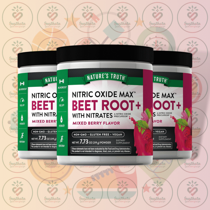 Nature'S Truth Nitric Oxide Max Beet Root Pre-Workout - 219G - Mixed Berry Flavor Powder In Bangladesh Image 02