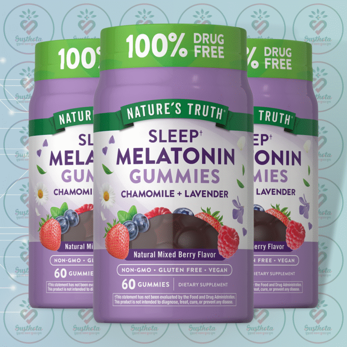 Nature'S Truth Sleep Melatonin Gummies With Chamomile + Lavender - 3Mg - 60 Vegan Gummies In Bangladesh Image 02