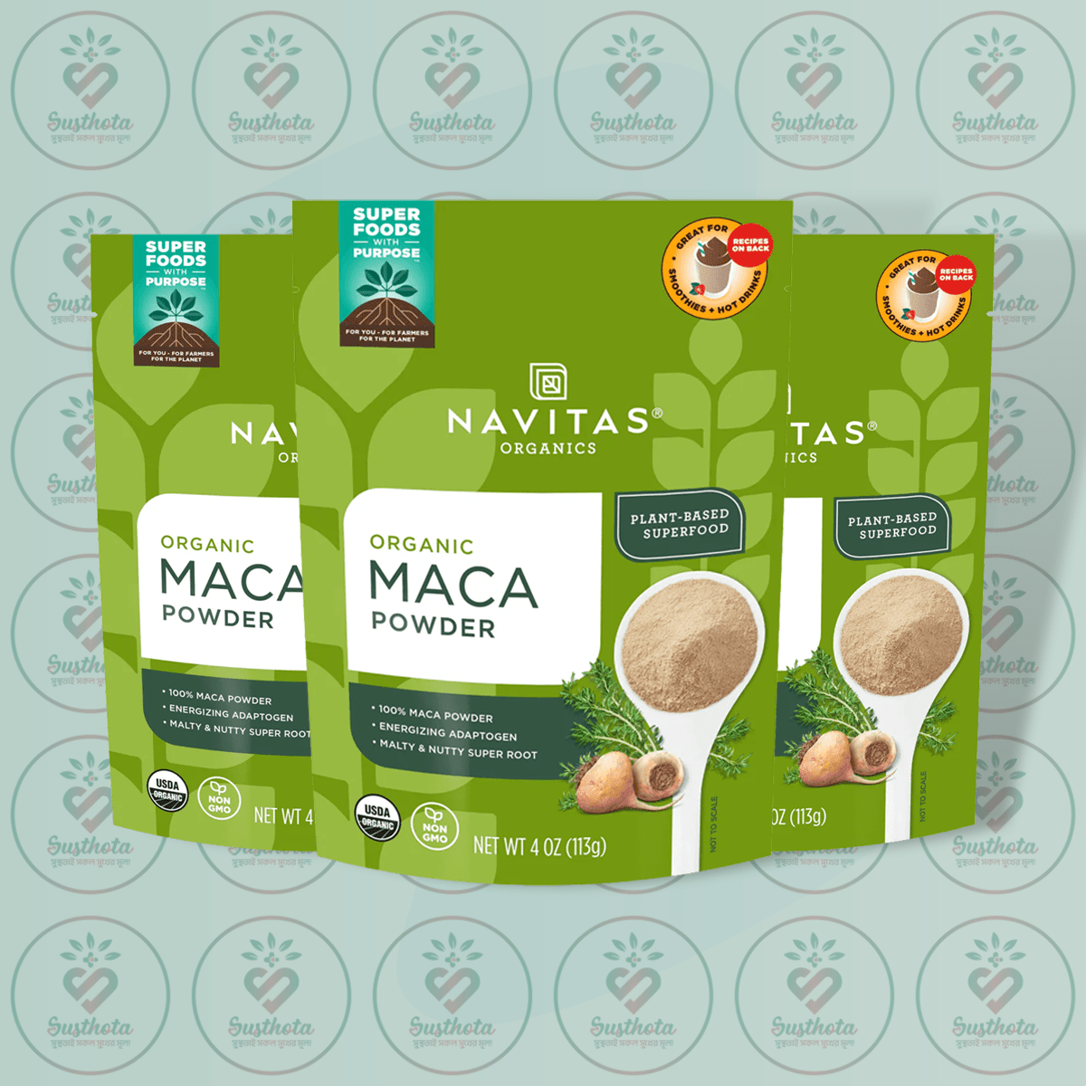 Navitas Organics Maca Powder – 113G – Organic Superfood In Bangladesh Image 02 Navitas Organics Maca Powder – 113G – Organic Superfood In Bangladesh Image 02