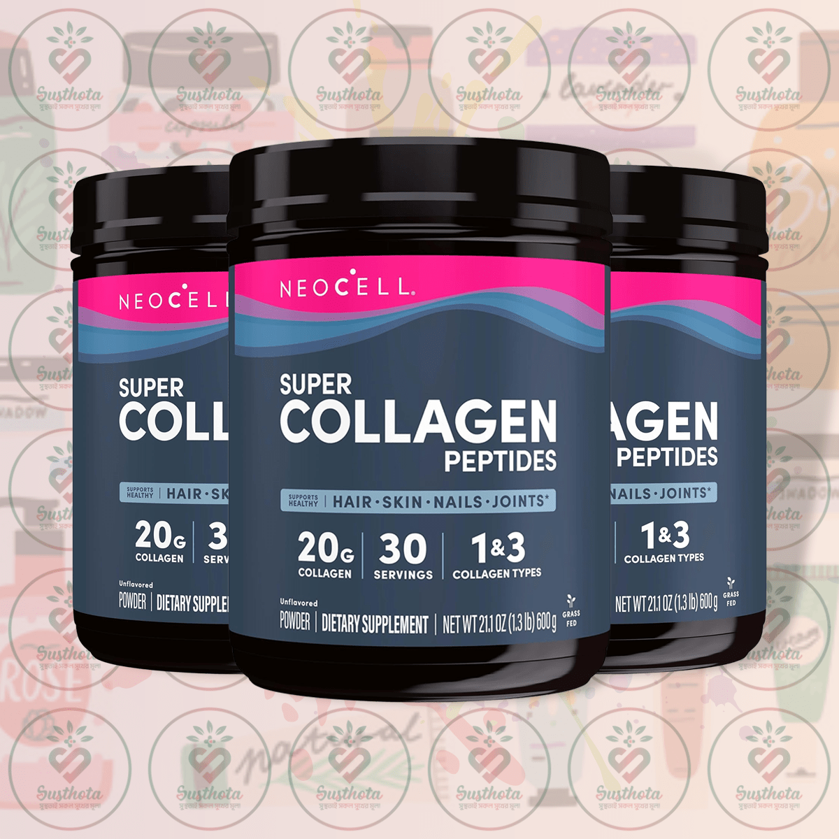 Neocell Super Collagen Peptides – 20G – 30 Servings – 600G Unflavored Powder In Bangladesh Image 02 Neocell Super Collagen Peptides – 20G – 30 Servings – 600G Unflavored Powder In Bangladesh Image 02