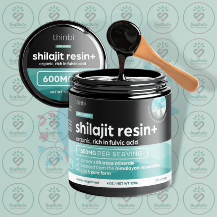 Thinbi Gold Grade Shilajit Resin - 600 mg - 120g - 200 Servings in Bangladesh Image 01