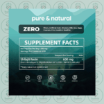 Thinbi Gold Grade Shilajit Resin - 600 mg - 120g - 200 Servings in Bangladesh Supplement Facts