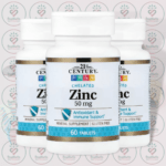 21st Century Chelated Zinc - 50 mg - 60 Tablets in Bangladesh Image 02