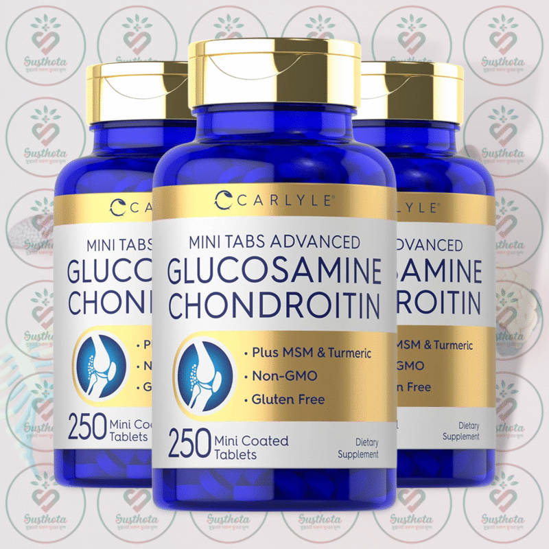 Home 15 Carlyle Advanced Glucosamine Chondroitin - 750 Mg - 250 Mini Tablets In Bangladesh Image 02