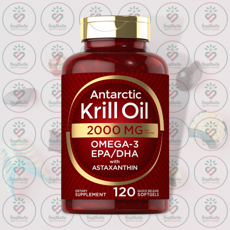 Carlyle Antarctic Krill Oil - 2000 Mg - 120 Quick Release Softgels In Bangladesh Image 01