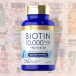 Carlyle Biotin – 10,000 mcg – 150 Quick Release Capsules in Bangladesh Image 01