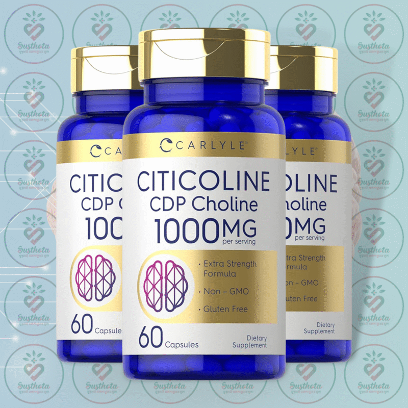 Home 13 Carlyle Citicoline Cdp Choline – 1000 Mg – 60 Capsules In Bangladesh Image 02