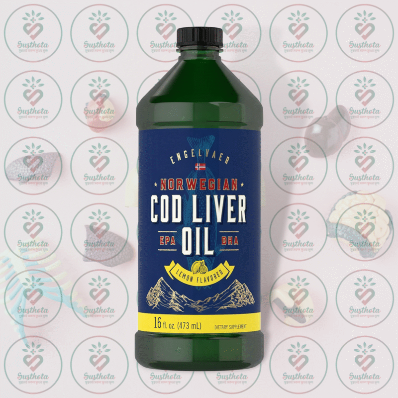 Carlyle Engelvaer Norwegian Cod Liver Oil – Epa &Amp; Dha – 16 Fl Oz (473 Ml) – Lemon Flavored In Bangladesh Image 01