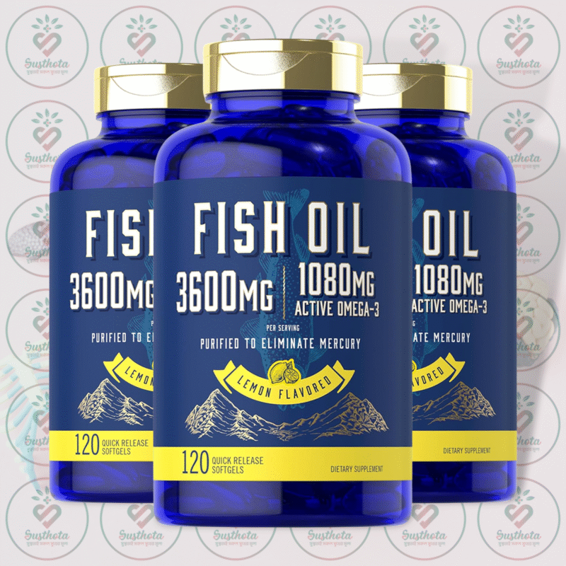 Home 15 Carlyle Fish Oil – 3600Mg – 120 Quick Release Softgels In Bangladesh Image 02