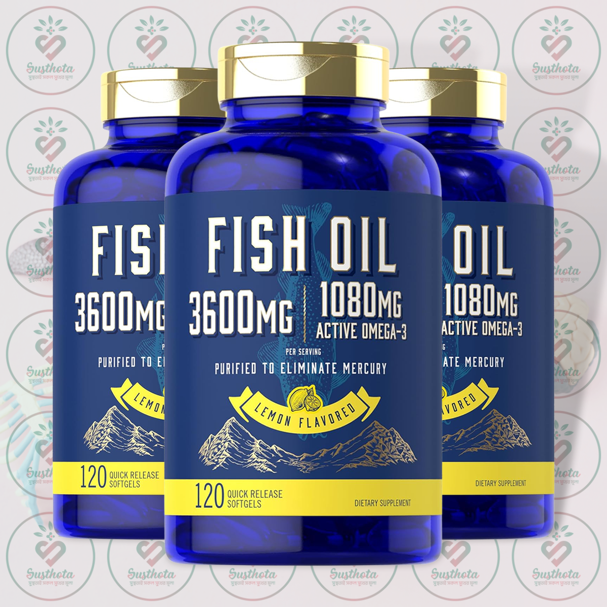 Carlyle Fish Oil – 3600Mg – 120 Quick Release Softgels In Bangladesh Image 02 Carlyle Fish Oil – 3600Mg – 120 Quick Release Softgels In Bangladesh Image 02