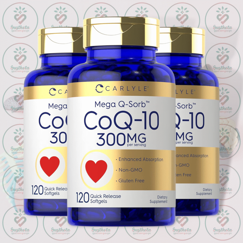 Home 11 Carlyle Mega Q-Sorb Coq-10 – 300 Mg – 120 Quick Release Softgels In Bangladesh Image 02