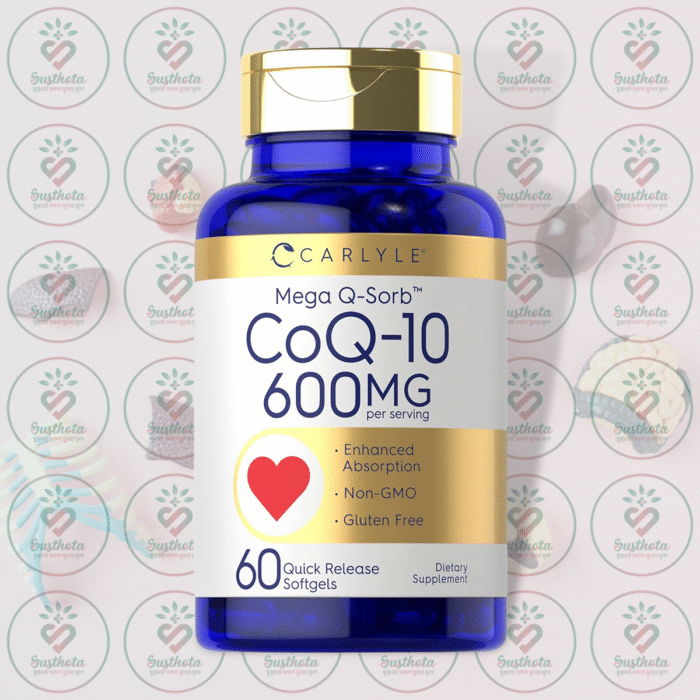 Carlyle Mega Q-Sorb Coq-10 – 600 Mg – 60 Quick Release Softgels In Bangladesh Image 01