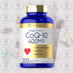 Carlyle Mega Q-Sorb™ CoQ-10 - 400mg - 200 Quick Release Softgels in Bangladesh Image 01