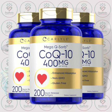 Carlyle Mega Q-Sorb™ CoQ-10 - 400mg - 200 Quick Release Softgels in Bangladesh Image 02