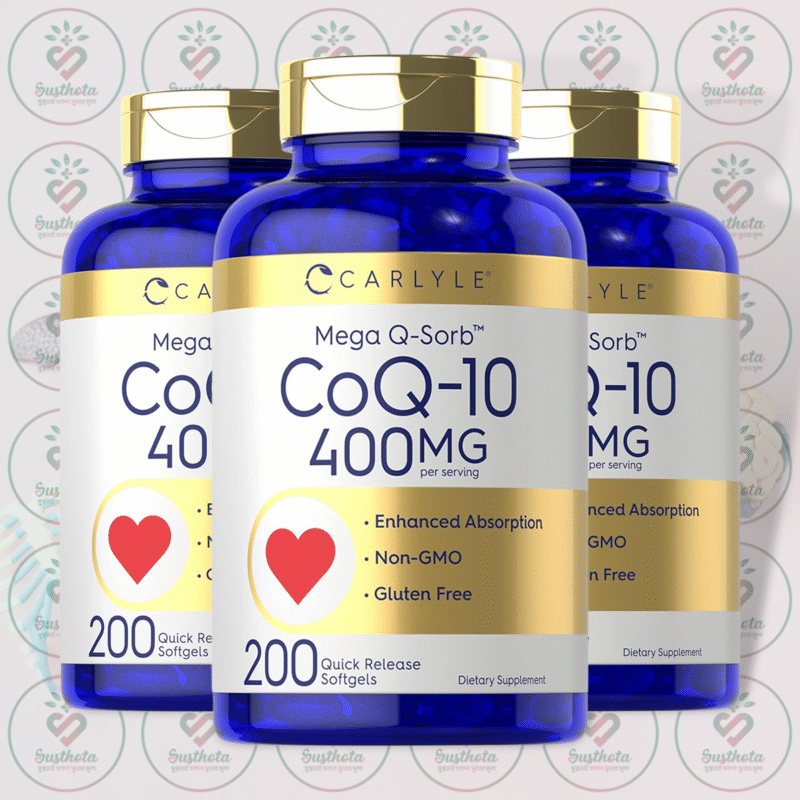 Home 7 Carlyle Mega Q-Sorb™ Coq-10 - 400Mg - 200 Quick Release Softgels In Bangladesh Image 02